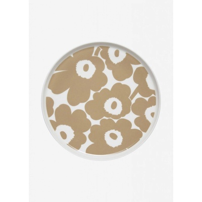 Marimekko Talíř Oiva Unikko 25 cm béžový