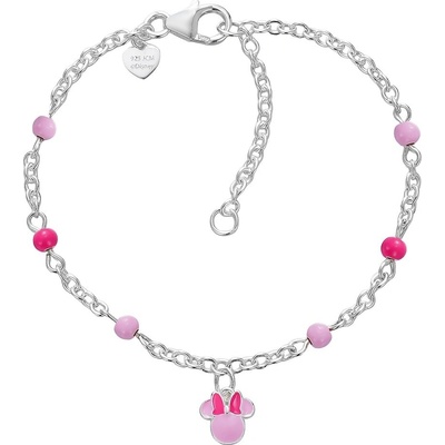 Disney Slušivý strieborný náramok Minnie Mini BS00104SL-47.CS