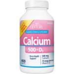 21st Century Calcium 500 + Extra D3 [400 Таблетки]