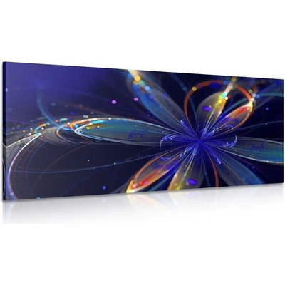 Obraz květina virtuálního designu - 60x30