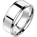 Spikes USA Ocelový prsten lesklý OPR1303