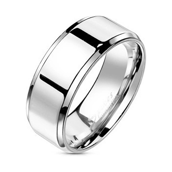 Spikes USA Ocelový prsten lesklý OPR1303