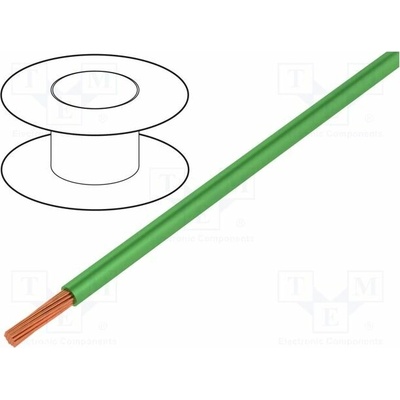 BQ Cable LGY2.5-GR Vodič H05V-K,LgY lanko Cu 2,5mm2 PVC zelená 300V,500V 50m