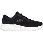 Skechers Дамски маратонки Skechers Womens Engineered Mesh Speckle Trim Slip On Trainers - Black/White