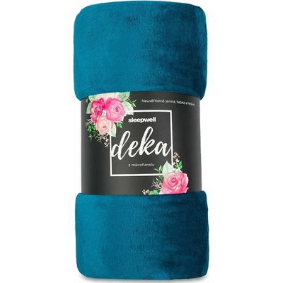 Sleep-well deka MF Uni petrolejová 150x200