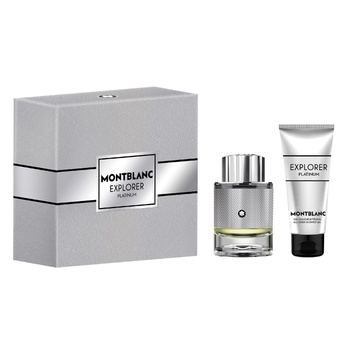Mont Blanc Explorer Platinum Парфюмна Вода 60 мл + Душ Гел 100 мл - Подаръчен Комплект за Мъже