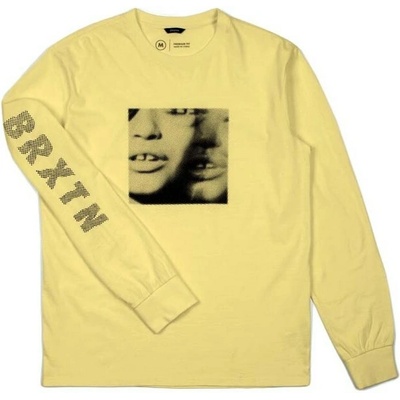 Brixton tričko Lens L/S Stt Washed Yellow