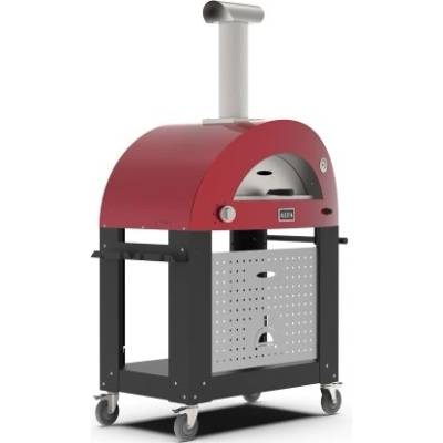 Alfa Forni Base for 2 Pizze black