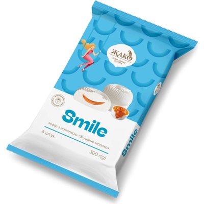 JACO SMILE Marshmallow s náplní zahuštěného mléka 300 g