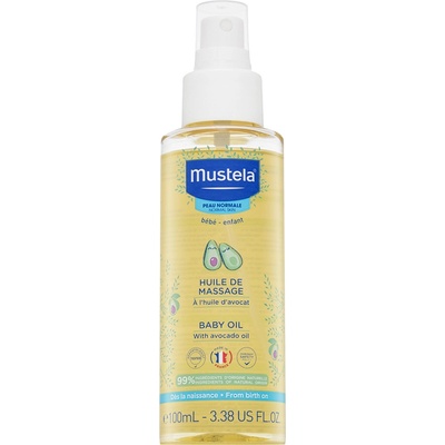 Mustela Bébé masážny olej pre deti od narodenia 100 ml