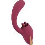 Javida 2 Function Vibrator Vibration & Licking Purple