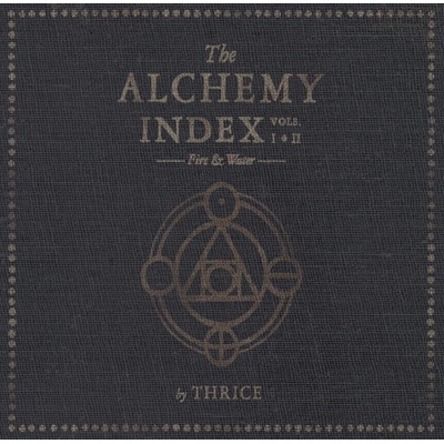 Thrice - Alchemy Index, Vols. 1 & 2: Fire & Water (Indie Exclusive) (45 RPM) (Translucent Orange/Blue Coloured) (2 LP) (4050538984972)