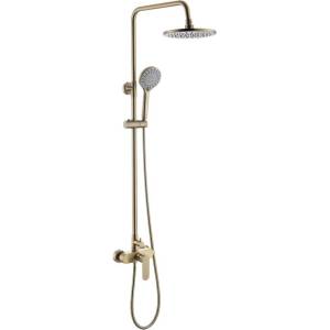 Inter Ceramic ТР. ОКАЧВАНЕ СЪС СТАЦ. И ПОДВ. ДУШ ТРЕНТО 6237 (6237brushgold)