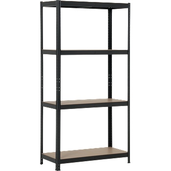 Carmen Метален стелаж Carmen CR-1015 - 180х90х40 см, до 175 кг на рафт - черен (3580555)