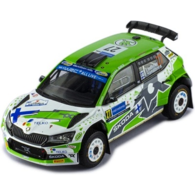 IXO Škoda Fabia Rally2 EVO Rally Estland 2022 27 Lindholm Hämäläinen 1:43
