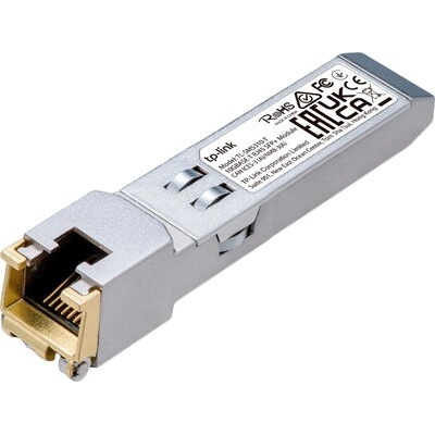 TP-Link 10GBASE-T RJ45 SFP+ ModuleSPEC: 10Gbps RJ45 Copper Transceiver, Plug and Play with SFP+ Slot, Support DDM (Temperature and Volta (TL-SM5310-T)