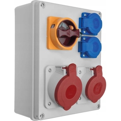 Staveništní rozvaděč R-BOX 1x32A 1x16A 2x230V L/P