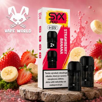 SYX Bar Strawberry Banana 20 mg POD 2ks