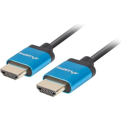 HDMI M-M V2.0 4K cable 1m, slim, black (CA-HDMI-22CU-0010-BK)