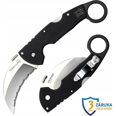 COLD STEEL Tiger Claw Serrated karambit