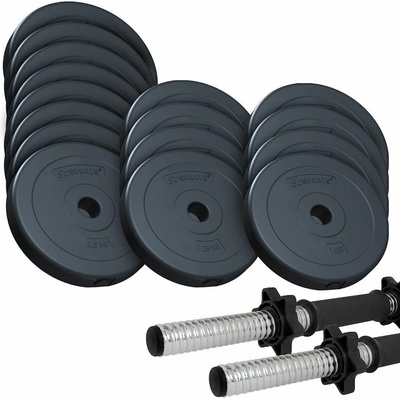 SCSports sada nastaviteľných činkových závaží 30 kg