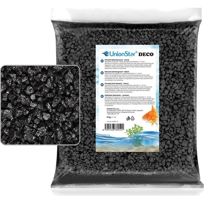 UnionStar písek Deco přírodní černý 5 kg