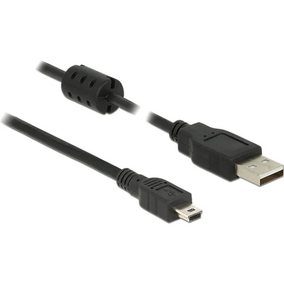 Delock USB 2.0 кабел с конектор тип А USB 2.0 с Mini-B конектор, 5, 0 м, черен