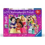 Ravensburger - Puzzle 3x49 Disney: Fairytale Princesses - 40 - 99 piese