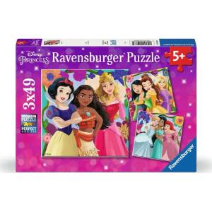 Ravensburger - Puzzle 3x49 Disney: Fairytale Princesses - 40 - 99 piese