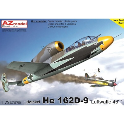 AZmodel Heinkel He 162 D-9 Luftwaffe 46 1:72