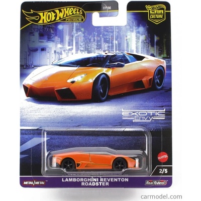 Mattel hot wheels Lamborghini Reventon Roadster Spider 2009 Orange 1:64