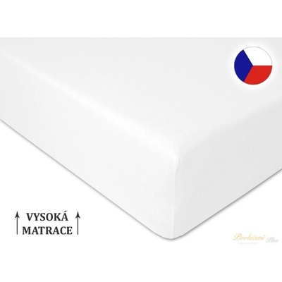 Brotex jersey prostěradlo Exclusive bílé 90x200