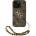 GUESS PU 4G Metal Logo Strap Заден капак за iPhone 15 Pro Max Кафяво Guess | Kafyav | ЖЕНИ | UNI
