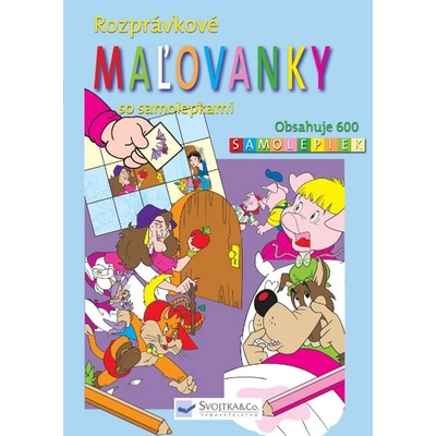 Rozprávkové maľovánky so samolepkami