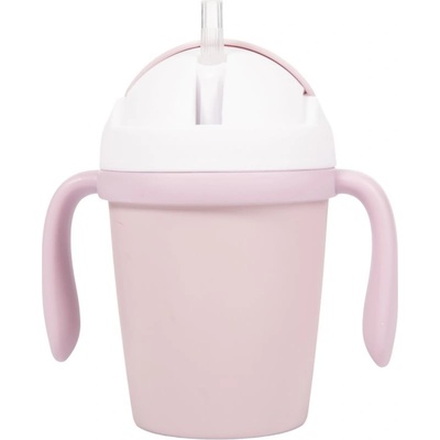 Bo Jungle hrníček se slámkou CPLA Pink 250 ml