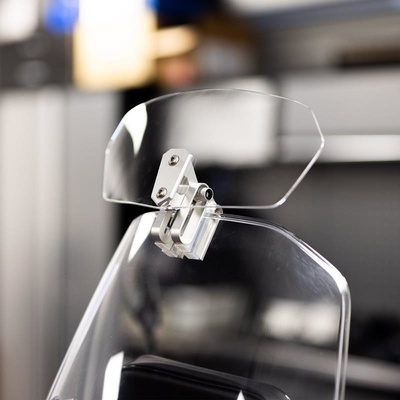 OXFORD plexi štít DEFLEKTOR nastavitelný na štítu průhledný (CLEAR) 260 X 125mm – Zboží Mobilmania