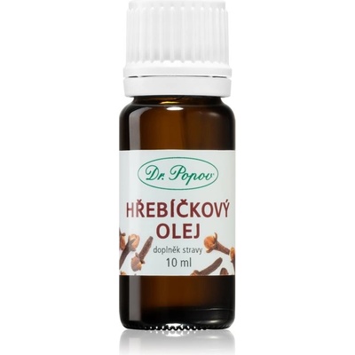Dr. Popov Hrebíčkový olej 100% olej pre zdravé zuby a ďasná 10 ml