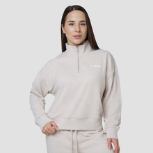 GymBeam dámská mikina 1/2 Zip Agile Desert