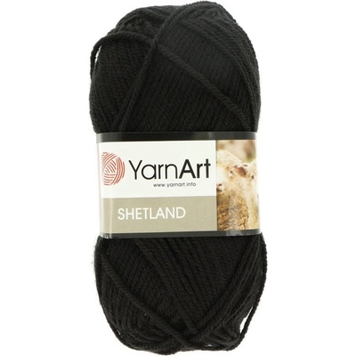 YarnArt Shetland 502 čierna