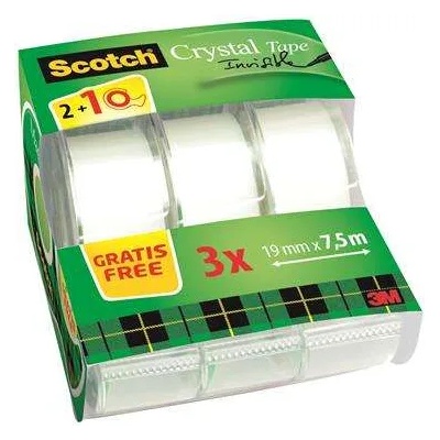 3M SCOTCH Лепяща лента, диспенсър, ръчен, 19 mm x 7, 5 m, 3M SCOTCH "Magic Tape 810", 2+1 (7100088375)