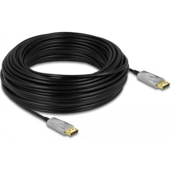 Delock Кабел Delock 85889, от DisplayPort(м) към DisplayPort(м), 30m, черен, 8K@60Hz (DELOCK-85889)