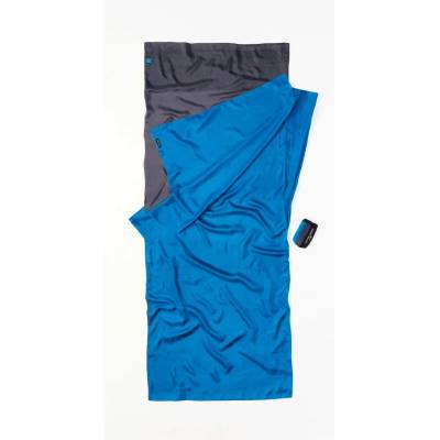 Cocoon Вътрешен чувал Cocoon TravelSheet Silk Travel sleeping bag - Rhino / Cornflower - размер 220 x 90 cm (515-0010-0211)