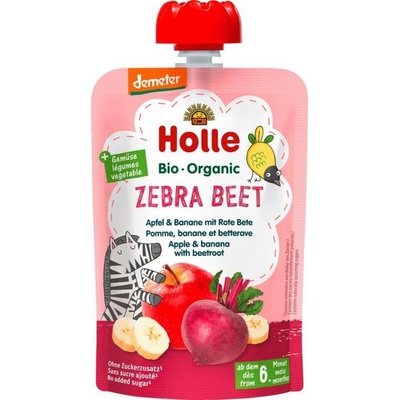 Holle Био пауч Holle - Ябълка, банан и цвекло, 100 g (BB210614)