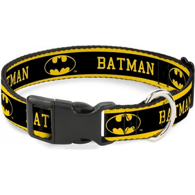 Buckle down Odolný obojek pro psa s plastovou sponou široký M Batman