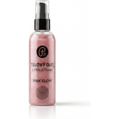 PANAKEIA PINK GLOW - telový olej s trblietkami na telo, pleť a vlasy 100ml