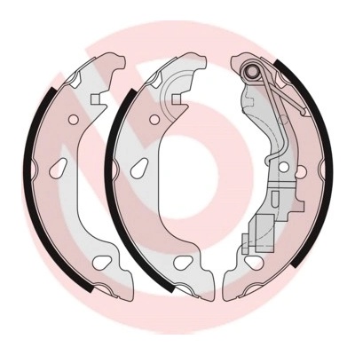 BREMBO Sada brzdových čeľustí S23521