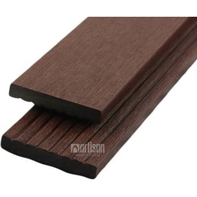 WPC Zakončovací lišta plochá Dřevoplus Profi LITE 62x10x2000, Walnut