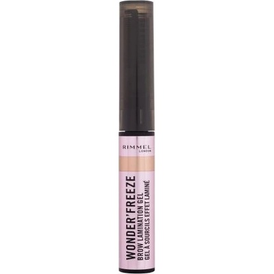 Rimmel London Wonder'Freeze Brow Lamination Gel laminovací gel na obočí 002 Blonde 6 g