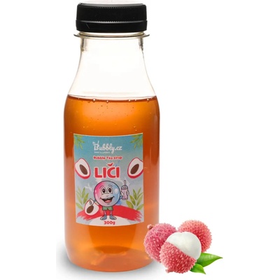 Bubbly Domácí Bubble Tea sirup liči 300 g