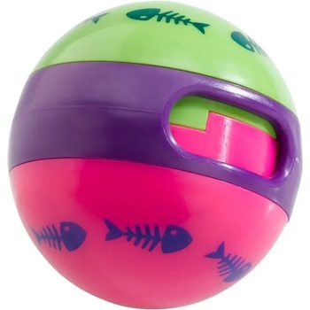Ferplast Ball PA -Забавна котешка играчка, топка пускаща гранули, 7 см